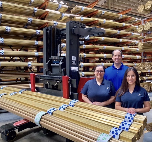 Wieland Chase regional sales managers, sell ECO Bronze products, Blue Dot® brass rods & bars, ingots. 800-537-4291